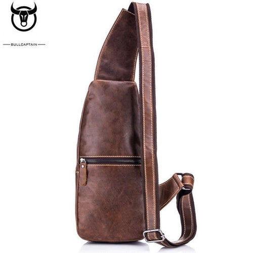 Cowhide Leather Sling Bag - Aelicy Global